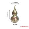 Ornamentos de cabaça de latão fofoca cabaça escritório casa ornamentos cor de cobre puro fofoca cabaça inferior oco bronze
