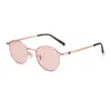 Gafas de sol ultraligeras de titanio puro para mujer, marco redondo pequeño de 48 mm, estilo Old Money, iluminadoras, sensación de alta gama, protección UV, Gafas de sol MM98745