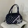 Bolso de Lunares para Mujer, Nuevo Estilo Verano 2026, Súper Popular, Exquisito Bolso Tote Pequeño para Salidas, Viajes Diarios, Bolso de Hombro Cruzado