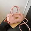 Bolso de Mano Retro para Bowling para Mujer 2024 Nuevo Popular de Alta Gama Bolso de Hombro Moda para Desplazamientos Bolso Cruzado