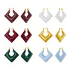 Pendientes de Gota de Aceite Rojos Ankora Nuevos y de Moda para Mujer, Brazaletes de Oreja Retro Franceses de Lujo Ligero, Versátiles y con un Toque de Alta Gama