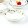 Plato Pequeño de Hueso de Porcelana de 5 pulgadas para Salsa, Vinagre y Pepinillos, Plato Pequeño para Salsa de Comida Occidental de Hotel, Plato para Vinagre y Salsa para Dipear