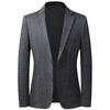 Traje de Lana Jacquard Nuevo Otoño e Invierno Laishbert Traje para Hombres Jóvenes y de Edad Media Estilo Coreano Traje Casual Entallado para Hombres