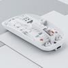 Mouse Inalámbrico Bluetooth Tres Modos Transparente Recargable Silencioso Portátil Tablet Notebook Oficina Ratón Femenino