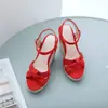 Sandalias de Mujer 2021 Verano Nuevas de Comercio Exterior Casuales con Cuña Plataforma de Agua Talla Grande 40-46 Correa de Hebilla