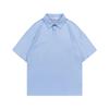 Polo holgado de marca de moda para padres e hijos, para hombres y mujeres, niños, Europa y América, comercio exterior de Amazon, solapa, manga corta, algodón puro.