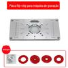 Máquina de aparar elétrica máquina de ranhurar ferramenta de artefato para marcenaria máquina de gongos multifuncional Daquan de gravação placa basculante de fresagem de baquelite