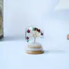 Árvore de Cristal Natural Transfronteiriça, Flor Eterna, Cobertura de Vidro, Árvore da Fortuna de Cristal, Pilar de Cristal, Aglomerado de Cristal, Enfeites de Decoração para Casa