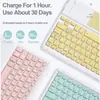 Adecuado para Funda de Cuero para iPad 10, Teclado Bluetooth Air 6, Funda Protectora para iPad 11, iPad 10.2 Magic Touch Air 4