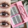 Set de pegamento para pestañas postizas transfronterizo, gran capacidad, ligero, pestañas postizas tipo ojo de gato, mechón individual, rizador, no brillante