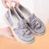 Zapatos Casuales de Suela Suave, Cómodos y Versátiles para Madres de Mediana Edad y Mayores, Zapatos de Mujer, Zapatos Planos Transpirables, Antideslizantes