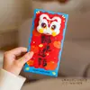 Envelope Vermelho de Pelúcia Ano do Cavalo 2026 Ano Novo Pacote Vermelho Criativo Universal para Festival da Primavera Novo Modelo Carteira de Dinheiro da Sorte para Crianças
