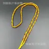 Cordón para Colgante de Tubo Recto de Ámbar Sintético Tejido a Mano, Cordón para Colgante de Columna Recta, Cordón de Cadena de Cuentas, Cadena para Suéter
