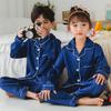 Pijamas de Verano para Niños al por Mayor Finos de Seda Artificial Pantalones Cortos Ropa Infantil Niños y Niñas Pantalones Cortos Ropa de Casa