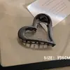 Pinza para el pelo de metal grande de tiburón de moda para mujer con un toque de alta gama, Nuevo accesorio para el pelo para la parte posterior de la cabeza
