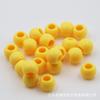 Tarjeta de accesorios con cuentas hechas a mano DIY orificio de 12 mm cuentas de orificio grande de 6 mm cuentas sueltas acrílicas venta al por mayor accesorios para ropa de acabado