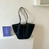 Bolsa Tote de Ombro Estilo Retrô Transfronteiriça 2026 Nova Bolsa de Nicho Grande Capacidade para Mulheres, Bolsa Simples de Ombro