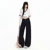 Venta Directa de Fábrica Jeans Color Índigo Original Retro Americano Mujer 2026 Nuevo Otoño Anti-decoloración Holgados de Pierna Ancha