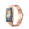 Adecuado para la Pulsera Inteligente Huawei 11 10, Correa de Metal 9/8/ 7m con Cierre Magnético, Pulsera de Repuesto de Acero Inoxidable de Tres Piezas