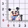 Accesorios y decoraciones de resina DIY lindos de dibujos animados de Shin-chan, pasadores para el cabello hechos a mano con pegamento de crema, fundas para teléfono, decoraciones para hebillas de zapatos