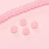 Cuentas de ábaco de jade de imitación de vidrio de 8 x 5 mm con agujero recto, cuentas dispersas hechas a mano, accesorios de joyería para pulseras de cuentas.