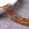 Marca Famosa Cristal Ojo de Tigre Amarillo Natural Piedra Cuentas Sueltas Facetadas Semiacabadas Accesorios para Joyería DIY Wholesale