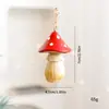 Decoraciones navideñas transfronterizas hongo pequeño colgante creativo regalo de Navidad manualidades de regalo adornos al por mayor
