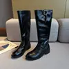 6337-3 Botas femininas de perna larga, modeladoras, de cano alto, couro macio, circunferência grande, botas de montaria, botas femininas plus size