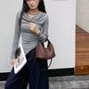 Bolso Bandolera de Cuero Suave Tejido a Mano de Nicho para Almuerzo 2025 Nuevo Bolso de Hombro Versátil Casual Cruzado de Moda