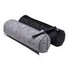 Bolsa de feltro para lápis, bolsa de papelaria com zíper, estojo para caneta, logotipo para impressão, bolsa para presente, feltro