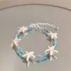 Pulseira de Concha, Búzios e Estrela do Mar, Estilo de Férias, Pulseira Exquisita com Contas de Alta Qualidade, Novo Estilo de Verão, Pulseira Empilhável e Versátil