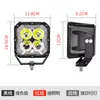 Veículo Off-Road Holofote LED de 5 polegadas de Alto Brilho com Luz Diurna Quadrada à Prova d'Água para Para-choque Dianteiro Iluminação Modificada para Motocicleta Farol