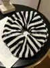 Gomas Elásticas para el Cabello de Alta Elasticidad para Mujer, Scrunchies de Lana Rayados de Gama Alta para Otoño e Invierno, Tamaño Grande, Suministro al por Mayor, Directo del Fabricante