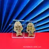 Regalo en vivo 2mg999 color dorado pegatinas para teléfono móvil riqueza de la noche a la mañana buena suerte a menudo en alegría pequeña una variedad de dorado