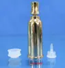Botella de Esencia Líquida Galvanizada de 10ML Botella Rota Botella de Loción Empuje Trasero Botella Cosmética Tubo de Aguja de Luz de Agua