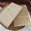 Cesta de bambu quadrada trançada para peneirar, produtos de bambu, porta-retrato, pintura, secagem de chá e remédios, peneira de bambu para secagem doméstica, adequada para restaurantes de hot pot.
