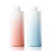 Botella de plástico PET de 300 ml con degradado de color, para champú, gel de ducha cosmético, para personas mayores