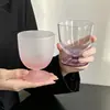 Vaso de vidrio de alta calidad de boca ancha y tallo corto, vaso especial delgado para cóctel, hielo, Americano, café con leche, taza para bebidas