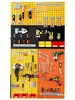 Suporte de Parede para Painel de Ferramentas de Metal Ferramentas Ganchos para Painel de Ferramentas Parede Ferramenta Armazenamento de Parede Prateleiras Painel de Ferramentas Outros