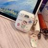 Adecuado para funda protectora para audífonos inalámbricos bluetooth i12 domésticos i11/i18 funda para audífonos caja de dibujos animados anticaída funda suave transparente