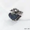Novo estilo coreano pequeno grampo de cabelo borboleta Trevo Cisne grampo de cabelo feminino grampo de cabelo de diamante pequeno grampo de diamante incrustado retrô