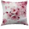 Flores de Primavera, Ramas de Flor de Durazno, Fundas de Almohada de Venta Caliente Transfronteriza, Fundas de Almohada para Oficina, Dormitorio, Sofá, Personalizable al por Mayor