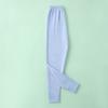Pantalones cálidos a rayas para niños otoño e invierno 2024 niños grandes y niñas Dejia terciopelo base pantalones de otoño punta cepillada pantalones para casa