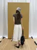 Pantalones Cargo Cropped Ajustados Casuales Estilo Americano Icciicc Verano Nuevos Versátiles de Pierna Ancha para Mujer 2622