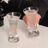 Copa de Cristal de Alto Valor Estético con Curva en la Cintura para Jugos, Champaña, Cócteles y Bebidas Frías