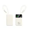 Adecuado para todas las series de Apple y Android de Power Banks Móviles, Viene con Cables Duales para Cargar Laptops, Power Bank Compacto y Portátil