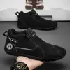 Zapatos Nuevos de Hombre para Primavera 26 Modelos Nuevos Zapatillas Deportivas Slip-On para Hombre Zapatos de Trabajo de Seguridad de Cuero Suave Impermeables