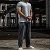 Camiseta Masculina Manga Curta Muscle Faith Fitness Slim Fit Algodão Estilo Americano Simples Casual Esportiva