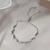 Pulsera Sencilla de Cadena Serpiente Texturizada Dulce y Fresca, Pulseras de Pareja Mismo Estilo para Hombres y Mujeres, Joyería Ajustable, Fabricantes Mayoristas de Tendencia