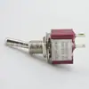 Interruptor basculante Mts-101 Interruptor de palanca pequeño de 6 mm Rojo 2 pines 2 posiciones 6A125V 3A250V